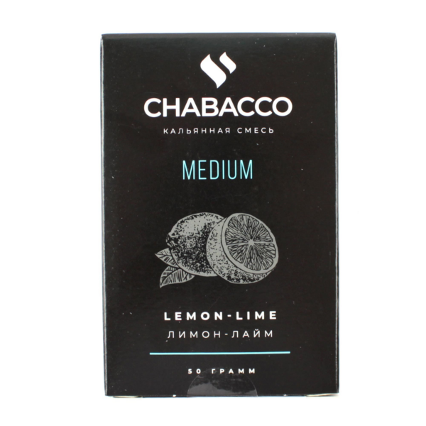 Бестабачная смесь Chabacco Medium 50gr Лимон-Лайм
