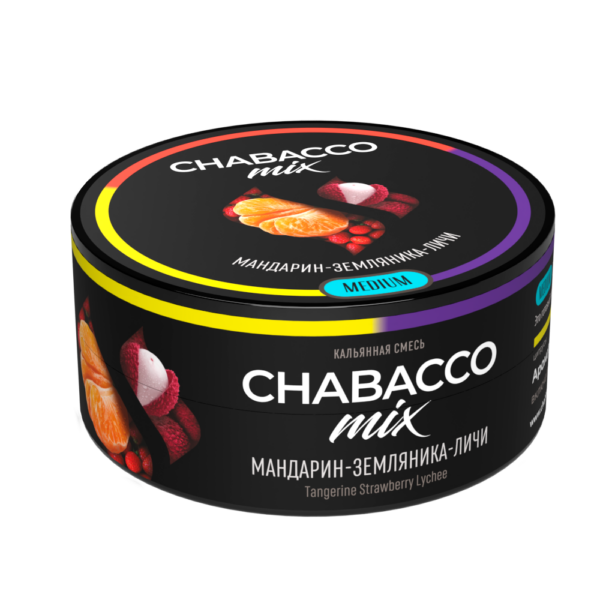 Бестабачная смесь Chabacco Mix Medium 50gr Мандарин-земляника-личи