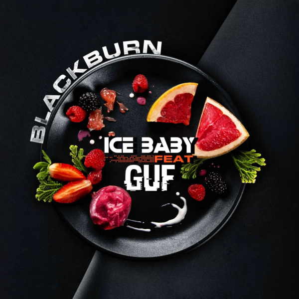 Табак BlackBurn GUF Ice Baby "Ягодный сорбет и грейпфрут" 25гр