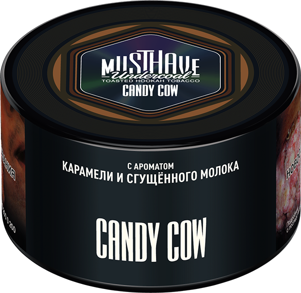 Табак MustHave Candy Cow "Карамель, Молоко/Сливки, Сгущенное молоко" 250гр