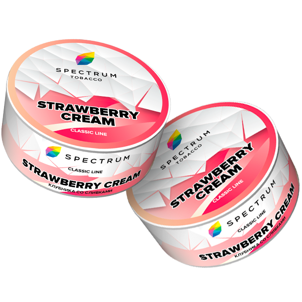 Табак Spectrum 25гр Strawberry Cream (Клубника со сливками)